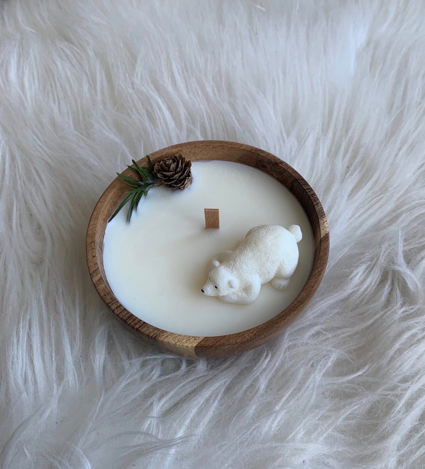 Plolar bear candle | Handmade candle | Scented candle | Home decor| | Winter candle