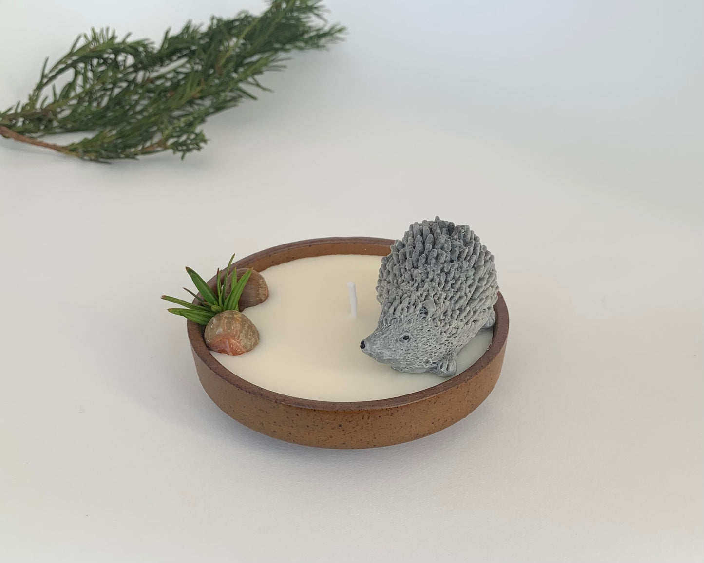 Hedgehog candle | Farmhouse decor | Pet candle | scented candle | Gift | Housewarming gift | Birthday gift