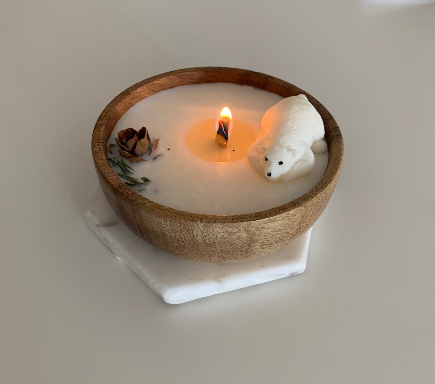 Plolar bear candle | Handmade candle | Scented candle | Home decor| | Winter candle