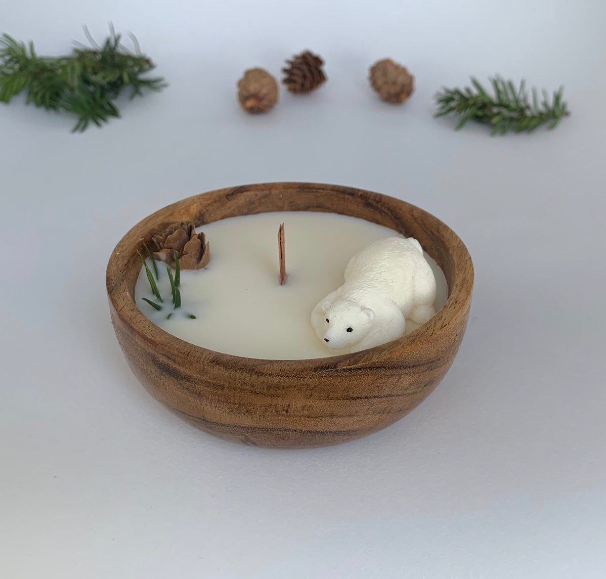 Plolar bear candle | Handmade candle | Scented candle | Home decor| | Winter candle